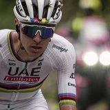 Tadej Pogacar espère ajouter Paris - Roubaix à son palmarès KEYSTONE/AP LaPresse/MARCO ALPOZZI